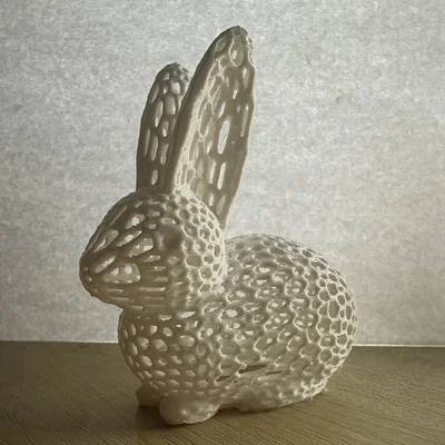 Voronoi Bunny – Thỏ Voronoi nghệ thuật