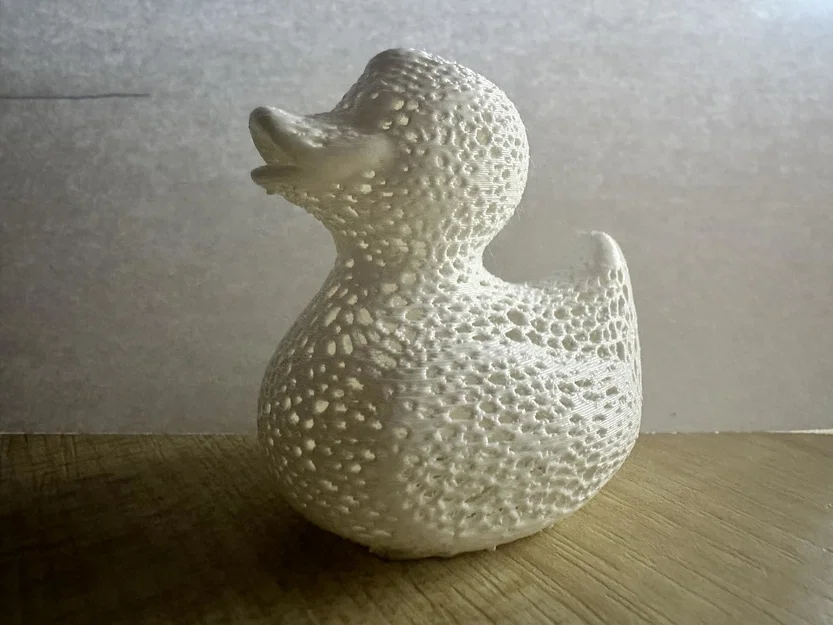 Voronoi Duck (Vịt Họa Tiết Voronoi) – Model 3D In Được - Image 1