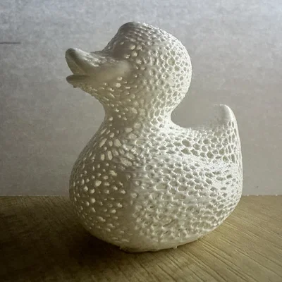 Voronoi Duck (Vịt Họa Tiết Voronoi) – Model 3D In Được