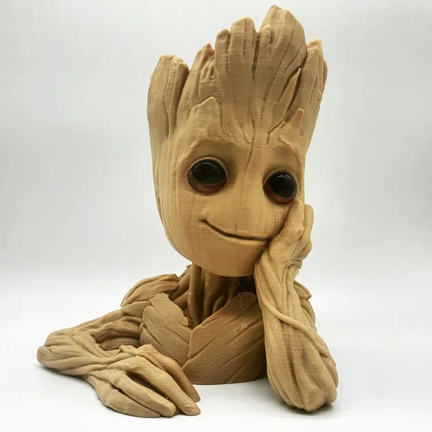 Mô hình chậu cây Groot đáng yêu cho fan Marvel - In 3D dễ dàng - Image 1