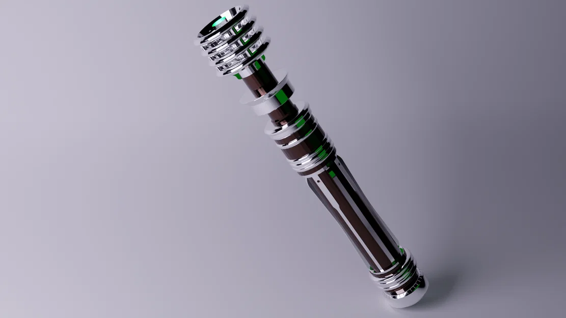Lightsaber (Kiếm ánh sáng) – Model tách 5 phần để in 3D - Image 1