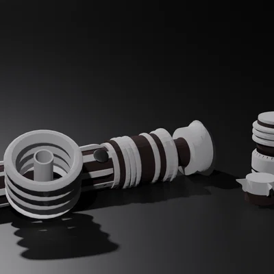 Lightsaber (Kiếm ánh sáng) – Model tách 5 phần để in 3D