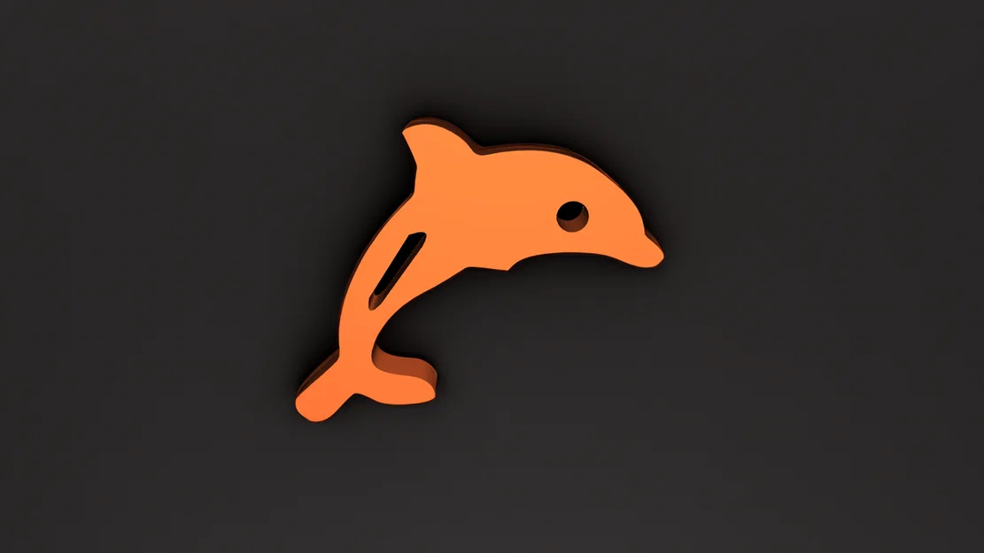 Móc khóa Cá Heo (Dolphin Keychain) - Image 1