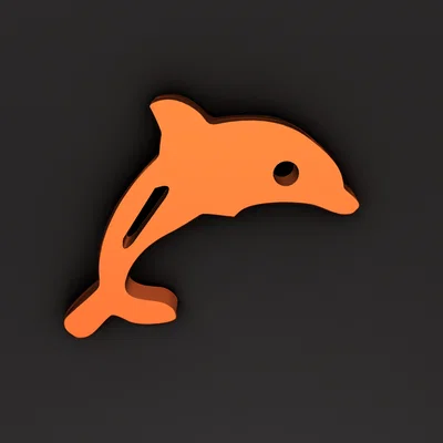 Móc khóa Cá Heo (Dolphin Keychain)