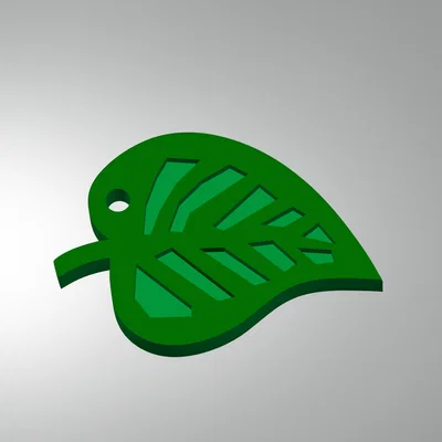 Móc khóa hình lá (Leaf Keychain)