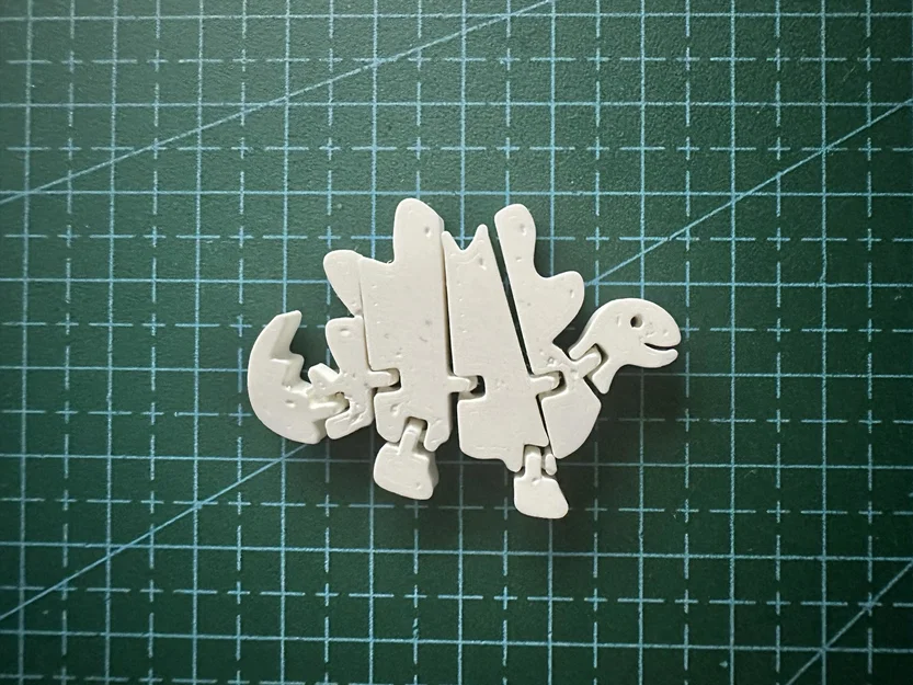 Flexi Stegosaurus – Khủng long in liền khớp (print-in-place) - Image 1