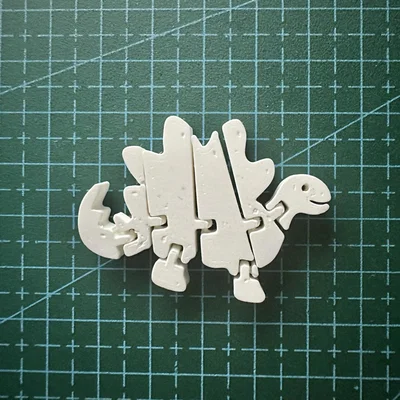 Flexi Stegosaurus – Khủng long in liền khớp (print-in-place)