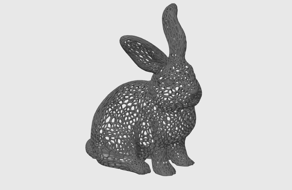 Voronoi Bunny (Thỏ Voronoi) - Image 1