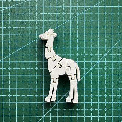 Flexi Giraffe – Hươu cao cổ dẻo khớp liền khối in 3D