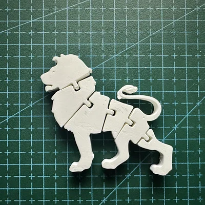 Flexi Lion – Sư tử khớp linh hoạt in 3D
