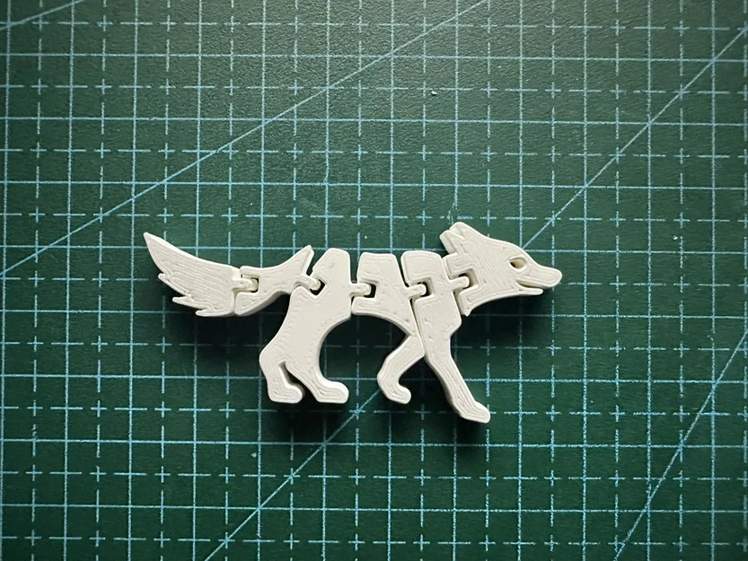 Flexi Fox (Cáo khớp nối in 3D - Print in Place) - Image 1