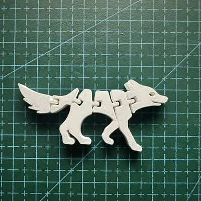Flexi Fox (Cáo khớp nối in 3D - Print in Place)