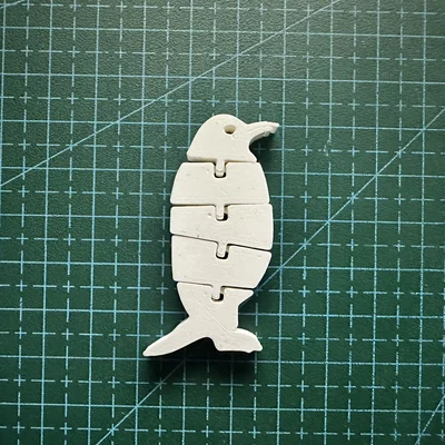 Flexi Penguin – Chim cánh cụt uốn dẻo in 3D (print-in-place)
