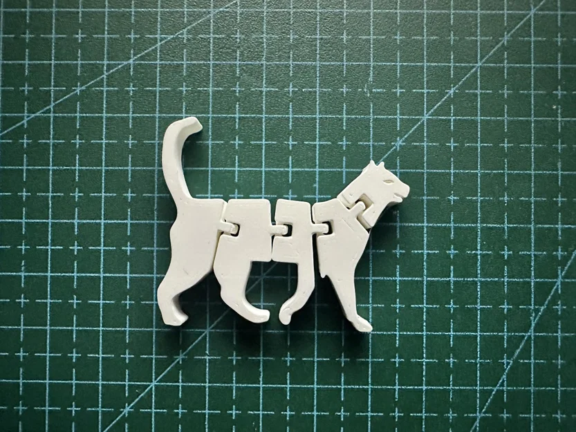 Flexi Cat – Mèo dẻo articulated (print in place) - Image 1