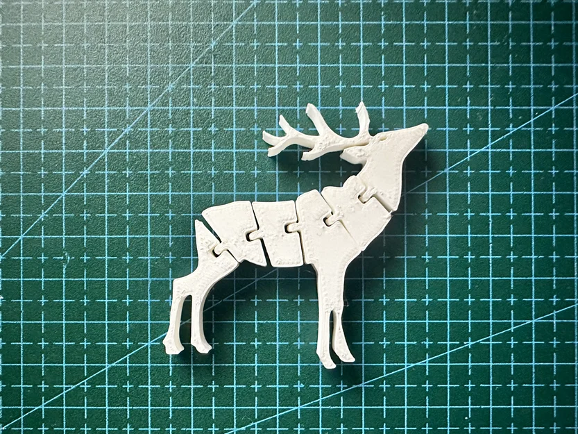 Flexi Deer – Hươu khớp dẻo in một lần (Print-in-Place) - Image 1