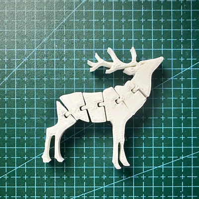 Flexi Deer – Hươu khớp dẻo in một lần (Print-in-Place)
