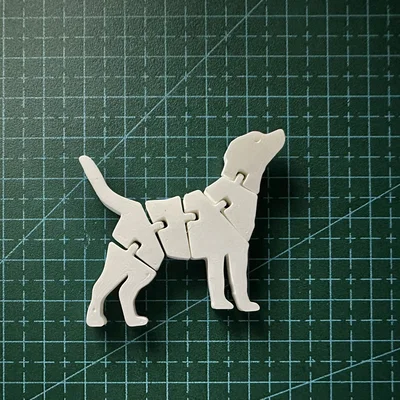 Flexi Dog – Chó dẻo khớp nối in 3D (in một lần, không cần lắp)