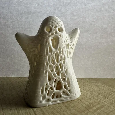 Voronoi Ghost – Mẫu con ma Voronoi trang trí in 3D