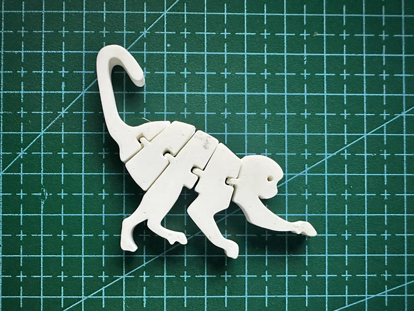 Flexi Monkey – Khỉ dẻo print-in-place cho người mới - Image 1