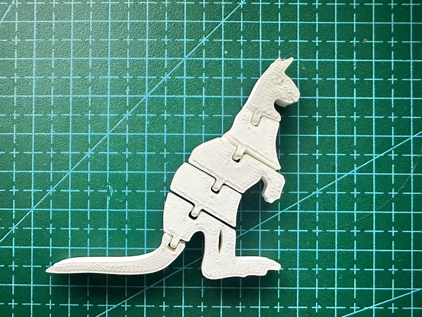 Flexi Kangaroo – Kangaroo khớp uốn dẻo in liền khối - Image 1