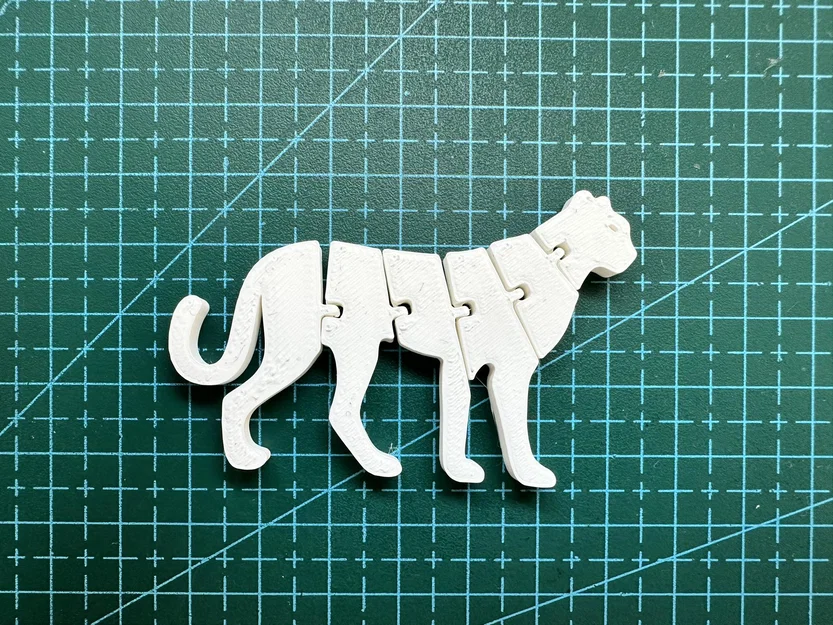 Flexi Cheetah – Mô hình báo khớp linh hoạt 3D printable - Image 1