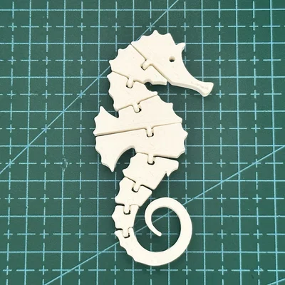 Flexi Seahorse – Cá ngựa dẻo in nguyên khối (print-in-place)