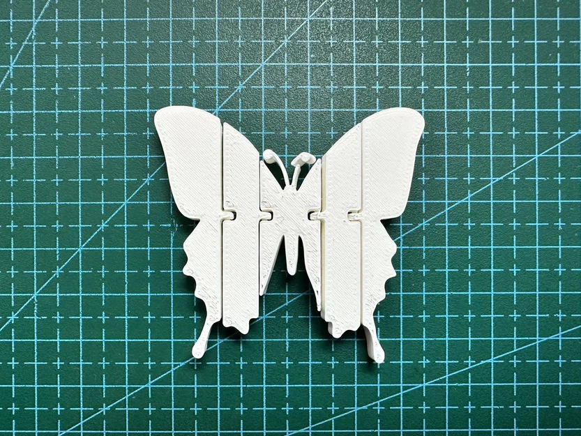 Flexi Butterfly – Bướm dẻo khớp động (print-in-place) - Image 1