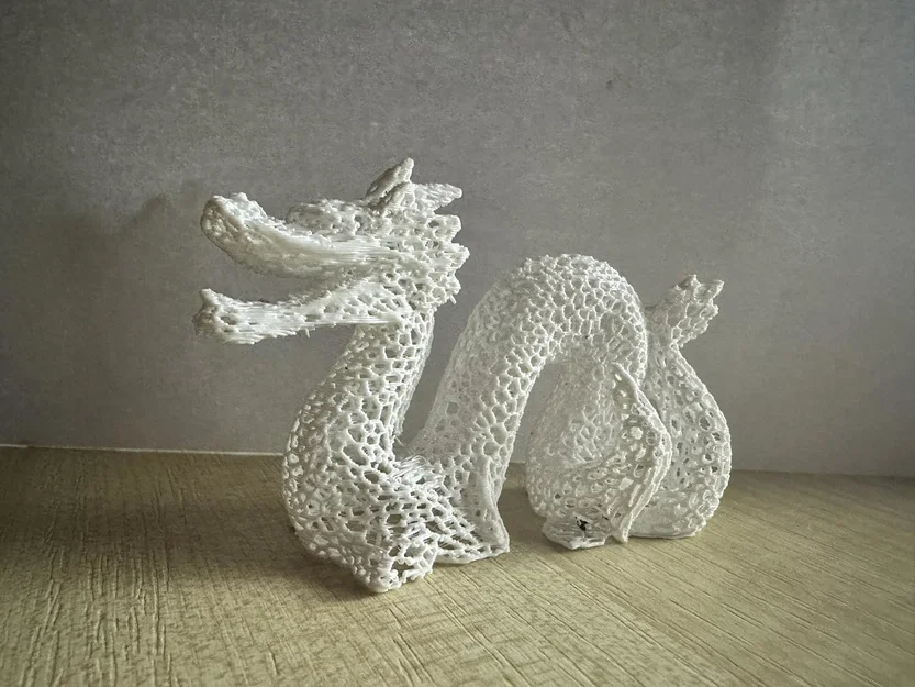 Voronoi Dragon – Rồng họa tiết Voronoi in 3D - Image 1