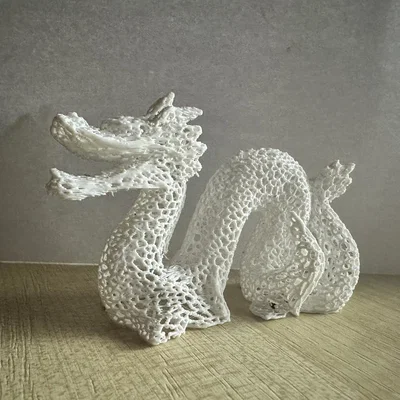 Voronoi Dragon – Rồng họa tiết Voronoi in 3D