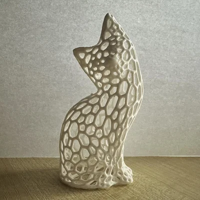 Voronoi Cat – Mẫu mèo Voronoi in 3D