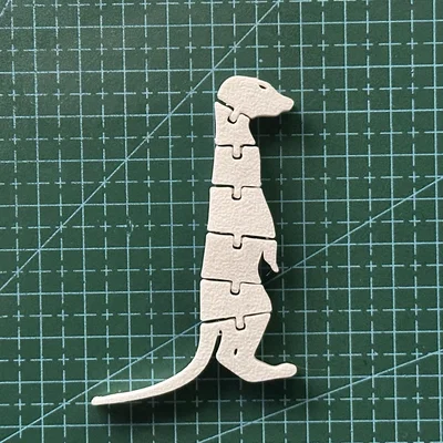 Flexi Suricata (Merkaat) – Mô hình suricata dẻo khớp nối để in 3D