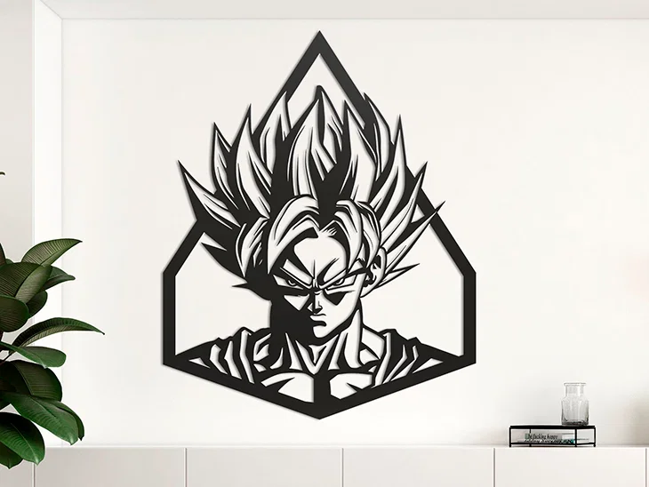 Mô hình trang trí tường Dragon Ball độc đáo cho fan anime - Image 1