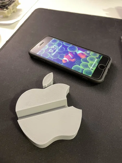 Đế giữ điện thoại hình logo Apple (iPhone Stand) đẹp mắt - Image 1