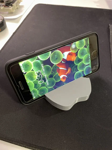 Đế giữ điện thoại hình logo Apple (iPhone Stand) đẹp mắt - Image 2