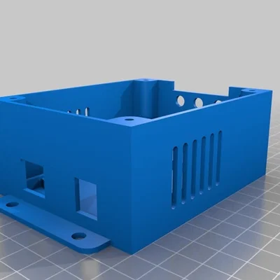 Vỏ hộp bảo vệ Arduino UNO và CNC Shield có khe lắp quạt tản nhiệt