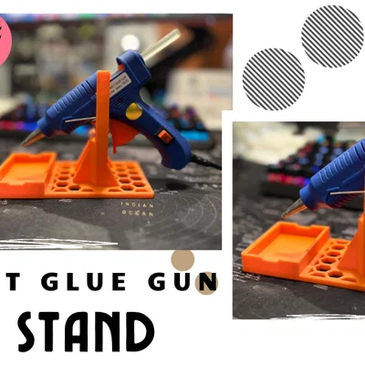 Chân Đỡ Súng Bắn Keo Nến (Hot Glue Gun Stand)