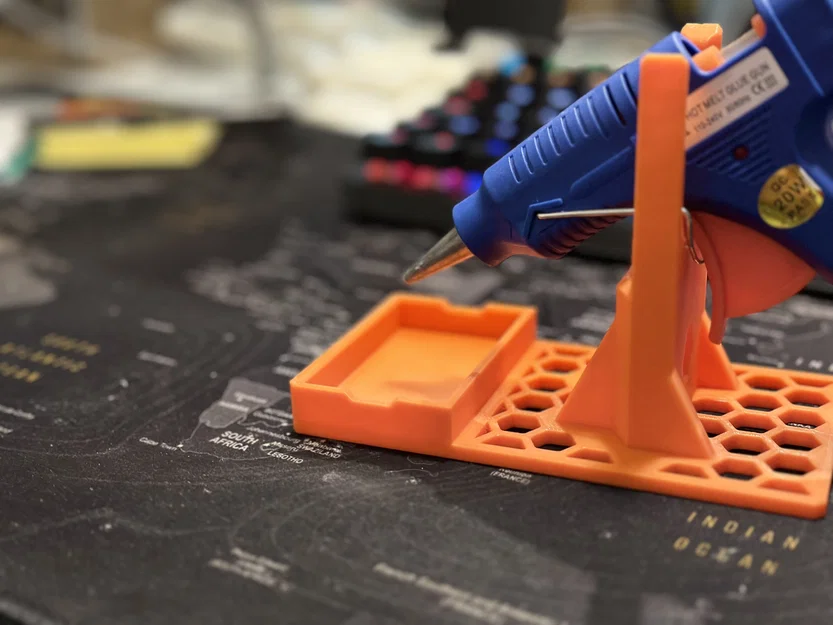 Chân Đỡ Súng Bắn Keo Nến (Hot Glue Gun Stand) - Image 6