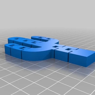 Mô hình xương rồng Flexi Cactus linh hoạt in 3D