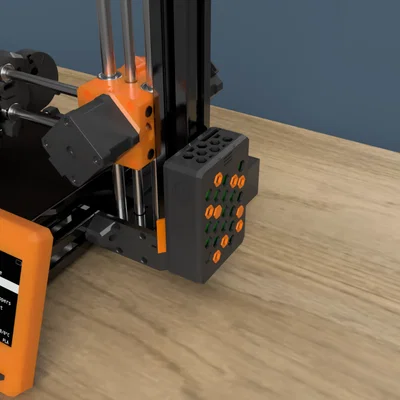 Vỏ & ngàm gắn Raspberry Pi 4 B cho PRUSA MINI (PRUSA MINI Raspberry Pi 4 B case and mount)
