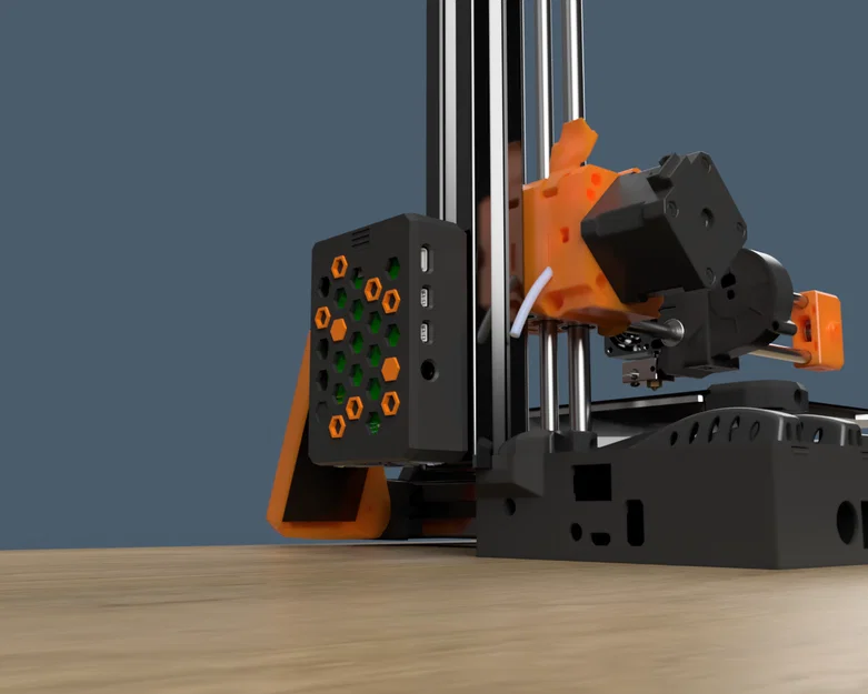 Vỏ & ngàm gắn Raspberry Pi 4 B cho PRUSA MINI (PRUSA MINI Raspberry Pi 4 B case and mount) - Image 2