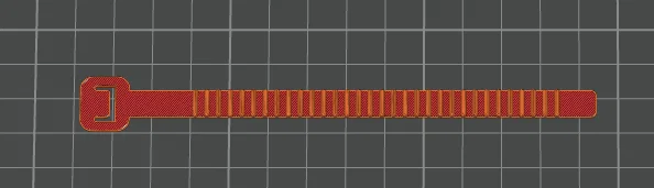 Mô hình dây rút nhựa (Zip tie) hữu ích cho in 3D - Image 1