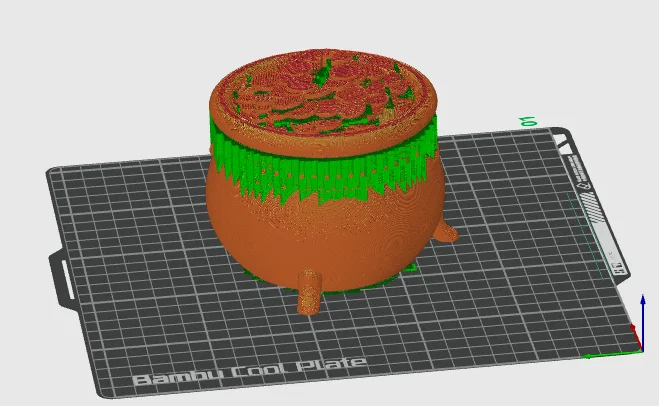 Mô hình hũ vàng tài lộc 3D (Pot of gold) - Trang trí phong thủy - Image 1
