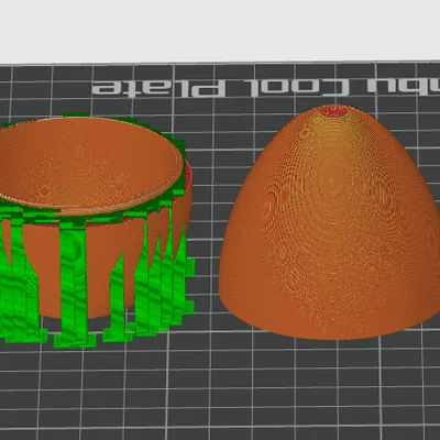 Mô hình quả trứng Phục sinh có ren xoáy (Threaded Easter egg) 3D