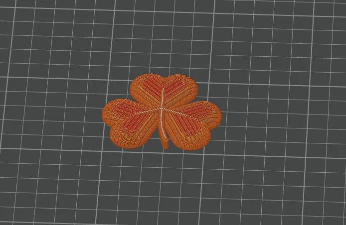 Mô hình trang trí cỏ ba lá Shamrock 3D - Thiết kế may mắn xinh xắn - Image 1