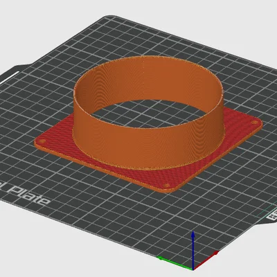 Bộ chuyển đổi quạt 120mm sang 100mm in 3D tối ưu cho hệ thống tản nhiệt