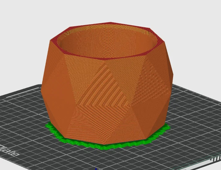Mẫu chậu cây hình học (Geometric Flower Pot) in 3D độc đáo - Image 1