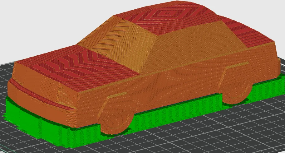 Mô hình xe hơi 3D (Car) đơn giản - File in STL cho người mới bắt đầu - Image 1