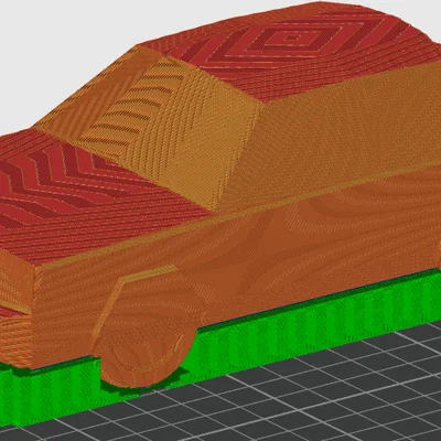 Mô hình xe hơi 3D (Car) đơn giản - File in STL cho người mới bắt đầu
