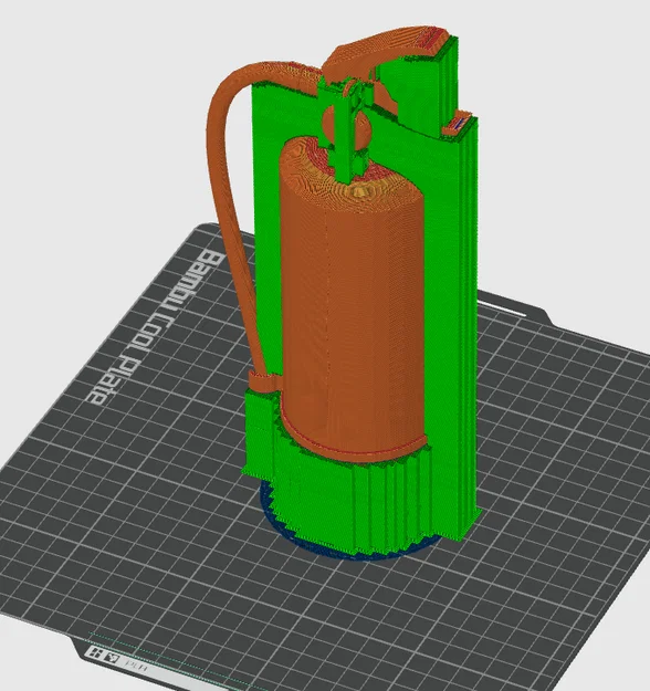 Mô hình bình chữa cháy in 3D độc đáo để trang trí bàn làm việc - Image 1