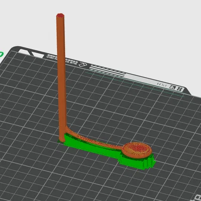 Mô hình đèn đường thu nhỏ (Street lamp) - File in 3D trang trí sa bàn